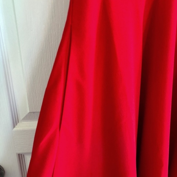 Dress the Population Catalina Vibrant Red Fit and Flare Dress Medium NEW NWT - Picture 4 of 12